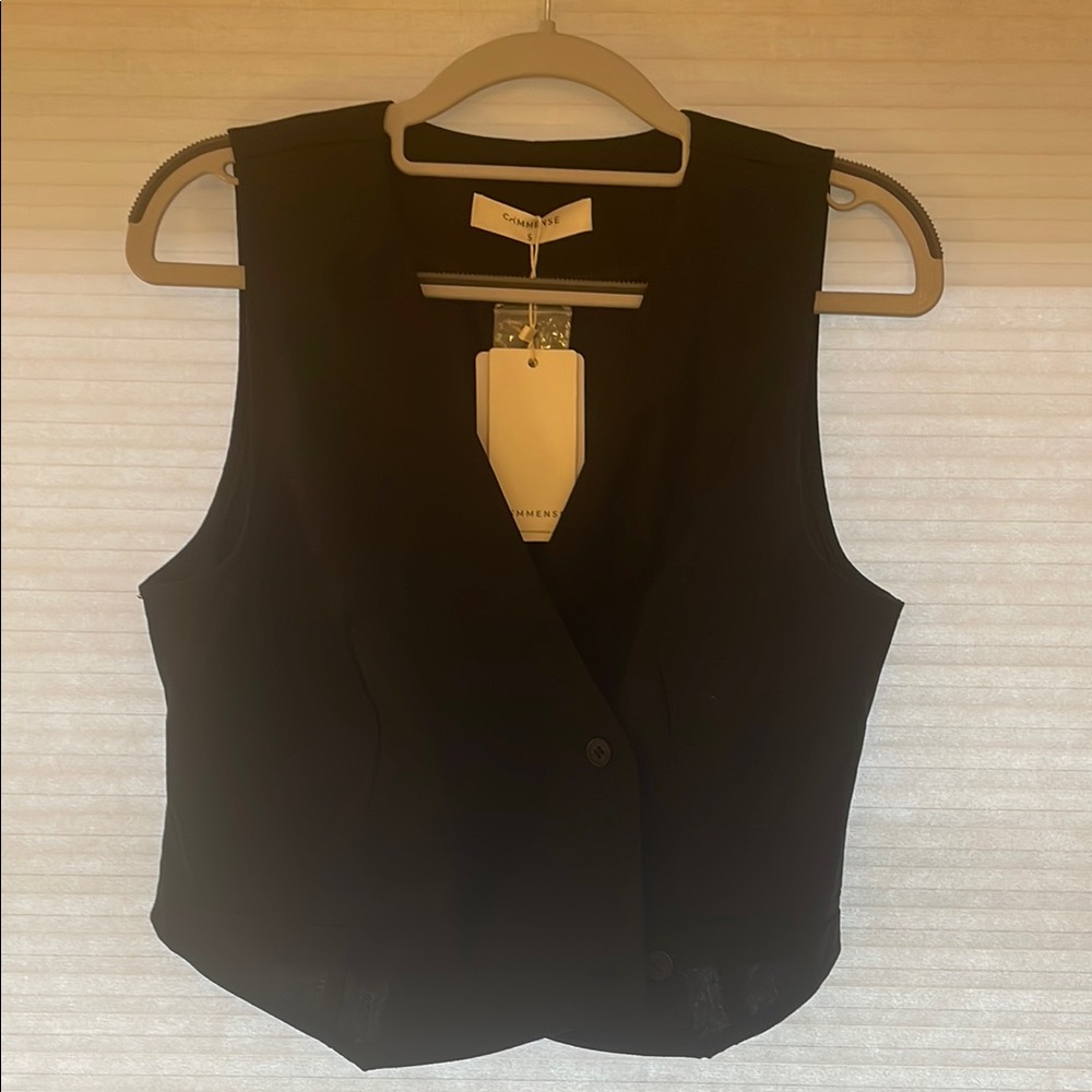Chanel Black Sleeveless Vest